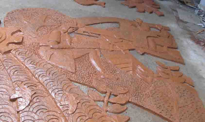 贵阳锻铜浮雕的制作过程