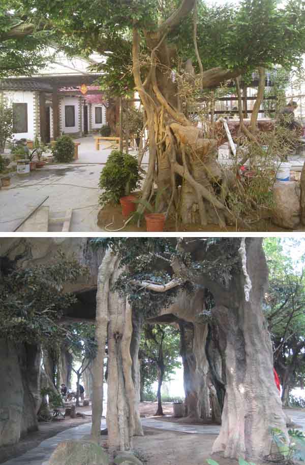 贵阳水泥假山雕塑
