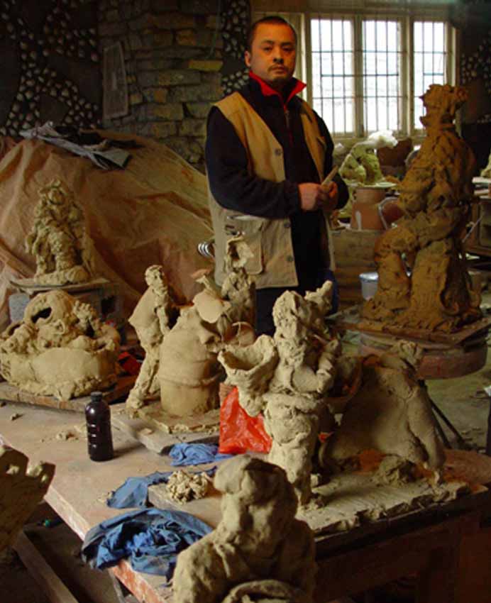 贵州雕塑艺术家  刘海滨