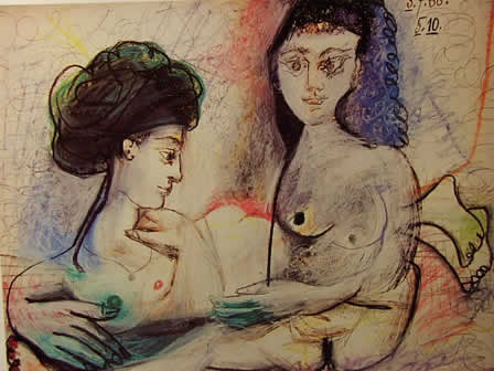 雕塑家毕加索的色情画