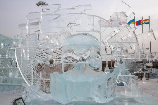 中国·哈尔滨国际组合冰雕比赛完美收官