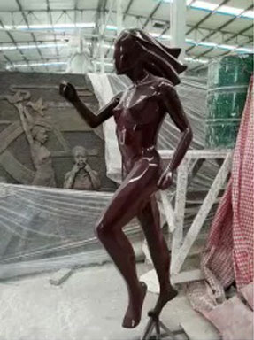 时尚运动潮流玻璃钢人物雕塑